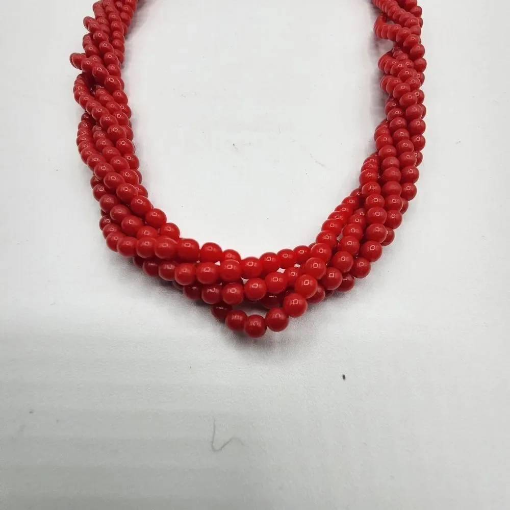Napier red beaded 18